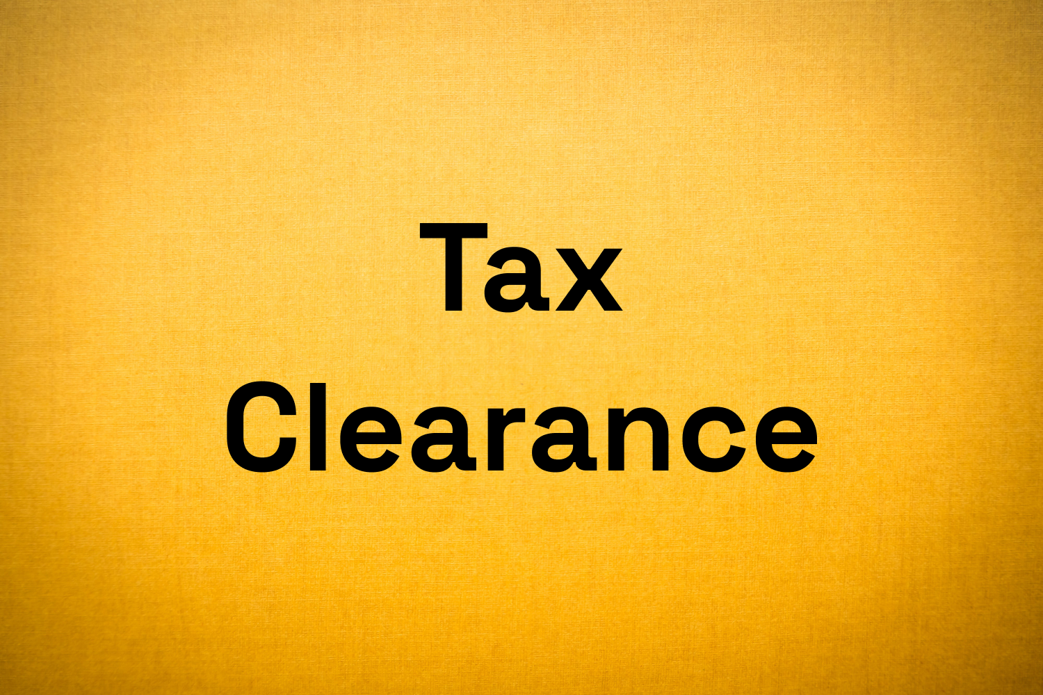 TAX Clearance Logo